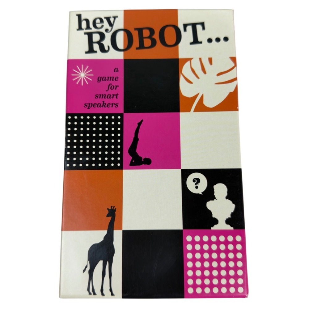 Hey Robot A Game for Smart Speakers Party Card Game Alexa Technology Like New